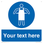 MP5169: Custom Protective Apron Required Sign