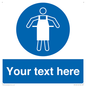 MP5169: Custom Protective Apron Required Sign