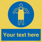 MP5169: Custom Protective Apron Required Sign