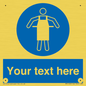 MP5169: Custom Protective Apron Required Sign