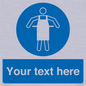 MP5169: Custom Protective Apron Required Sign