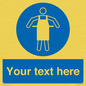 MP5169: Custom Protective Apron Required Sign