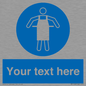 MP5169: Custom Protective Apron Required Sign