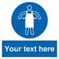 MP5169: Custom Protective Apron Required Sign