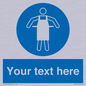 MP5169: Custom Protective Apron Required Sign