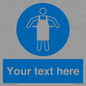 MP5169: Custom Protective Apron Required Sign