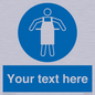 MP5169: Custom Protective Apron Required Sign