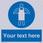 MP5169: Custom Protective Apron Required Sign