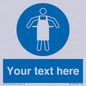 MP5169: Custom Protective Apron Required Sign