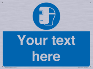 MP5175: Custom Welding Mask Required Sign