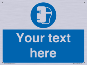 MP5175: Custom Welding Mask Required Sign