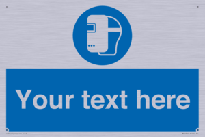 MP5175: Custom Welding Mask Required Sign