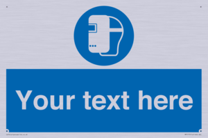 MP5175: Custom Welding Mask Required Sign