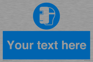 MP5175: Custom Welding Mask Required Sign