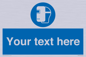 MP5175: Custom Welding Mask Required Sign