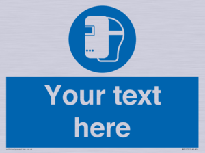 MP5175: Custom Welding Mask Required Sign