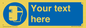 MP5175: Custom Welding Mask Required Sign