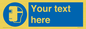 MP5175: Custom Welding Mask Required Sign