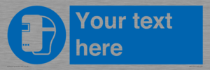MP5175: Custom Welding Mask Required Sign