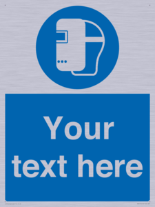 MP5175: Custom Welding Mask Required Sign