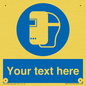 MP5175: Custom Welding Mask Required Sign