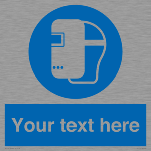 MP5175: Custom Welding Mask Required Sign