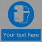 MP5175: Custom Welding Mask Required Sign