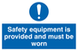 MP5341: Safety equipment is provided