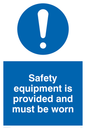 MP5341: Safety equipment is provided