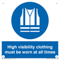 MP5717: High visibility clothing must be worn Mandatory Sign