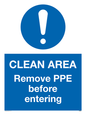 MP6030: Clean area. Remove PPE before entering