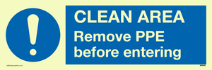 MP6030: Clean area. Remove PPE before entering