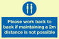 MP6033: Please work back to back if maintaining 2m distance is not possible