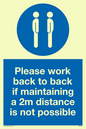 MP6033: Please work back to back if maintaining 2m distance is not possible