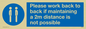 MP6033: Please work back to back if maintaining 2m distance is not possible