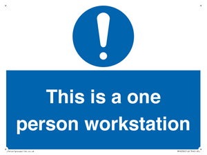 MP6036: This is a one person workstation