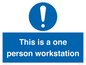 MP6036: This is a one person workstation