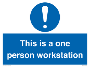 MP6036: This is a one person workstation