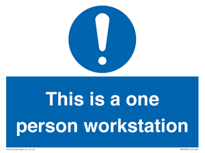 MP6036: This is a one person workstation