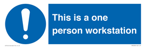 MP6036: This is a one person workstation
