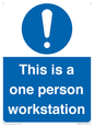 MP6036: This is a one person workstation