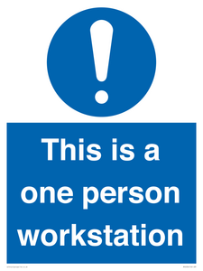 MP6036: This is a one person workstation