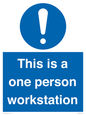 MP6036: This is a one person workstation
