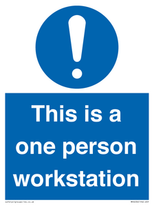 MP6036: This is a one person workstation