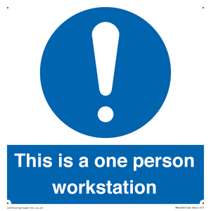 MP6036: This is a one person workstation