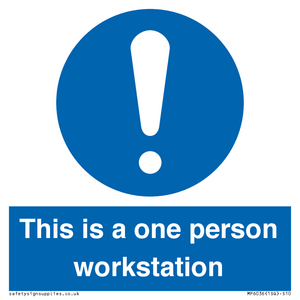 MP6036: This is a one person workstation