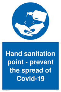MP6038: Hand sanitation point - prevent the spread of Covid-19
