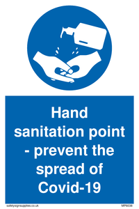 MP6038: Hand sanitation point - prevent the spread of Covid-19