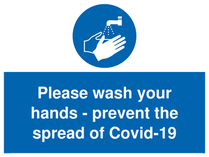 MP6039: Please wash your hands - prevent the spread of Covid-19
