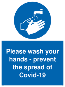 MP6039: Please wash your hands - prevent the spread of Covid-19